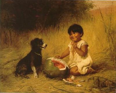 Grace Hudson The watermelon china oil painting image